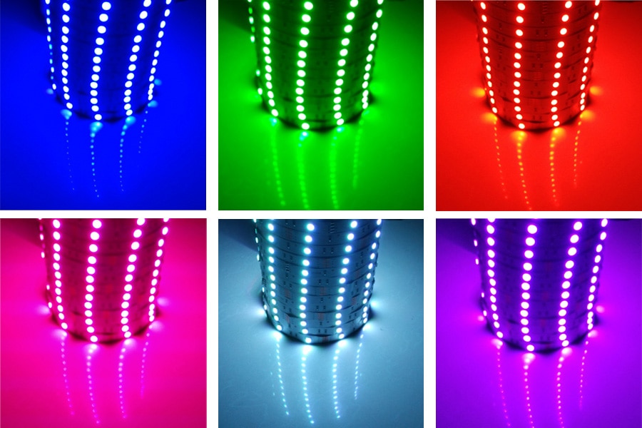 LED Stripes with Remote Control and Adapter LED Stripes with Remote Control and Adapter